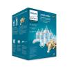 imagePhilips AVENT AntiColic Baby Bottle with AirFree Vent Newborn Gift Set with Snuggle Clear SCD30610Blue