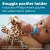 imagePhilips AVENT AntiColic Baby Bottle with AirFree Vent Newborn Gift Set with Snuggle Clear SCD30610Blue