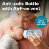 imagePhilips AVENT AntiColic Baby Bottle with AirFree Vent Newborn Gift Set with Snuggle Clear SCD30610Blue