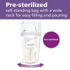 imagePhilips AVENT Breast Milk Storage Bags Clear 6 Ounce 50 Pack SCF60350