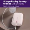 imagePhilips AVENT Double Electric Breast Pump Advanced with Natural Motion Technology with Clear Natural Response Baby Bottles White Pump Gray Bag Pouch and Belt SCF39462Single Electric Breast Pump
