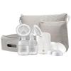 imagePhilips AVENT Double Electric Breast Pump Advanced with Natural Motion Technology with Clear Natural Response Baby Bottles White Pump Gray Bag Pouch and Belt SCF39462Double Electric Breast Pump