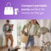 imagePhilips AVENT Double Electric Breast Pump Advanced with Natural Motion Technology with Clear Natural Response Baby Bottles White Pump Gray Bag Pouch and Belt SCF39462Manual Breast Pump