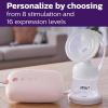 imagePhilips AVENT Double Electric Breast Pump Advanced with Natural Motion Technology with Clear Natural Response Baby Bottles White Pump Gray Bag Pouch and Belt SCF39462Single Electric Breast Pump