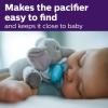 imagePhilips AVENT Soothie Snuggle Pacifier Holder with Detachable Pacifier 0m Elephant SCF34703 1 Count Pack of 1Elephant
