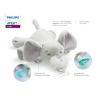 imagePhilips AVENT Soothie Snuggle Pacifier Holder with Detachable Pacifier 0m Elephant SCF34703 1 Count Pack of 1Elephant