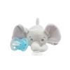 imagePhilips AVENT Soothie Snuggle Pacifier Holder with Detachable Pacifier 0m Elephant SCF34703 1 Count Pack of 1Elephant