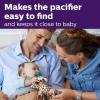 imagePhilips AVENT Soothie Snuggle Pacifier Holder with Detachable Pacifier 0m Elephant SCF34703 1 Count Pack of 1Giraffe