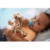 imagePhilips AVENT Soothie Snuggle Pacifier Holder with Detachable Pacifier 0m Elephant SCF34703 1 Count Pack of 1Giraffe