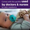 imagePhilips AVENT Soothie Snuggle Pacifier Holder with Detachable Pacifier 0m Elephant SCF34703 1 Count Pack of 1Giraffe