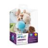 imagePhilips AVENT Soothie Snuggle Pacifier Holder with Detachable Pacifier 0m Elephant SCF34703 1 Count Pack of 1Giraffe