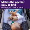 imagePhilips AVENT Soothie Snuggle Pacifier Holder with Detachable Pacifier 0m Elephant SCF34703 1 Count Pack of 1Monkey