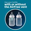 imagePhilips Avent AntiColic Bottle with AirFree Vent 4oz with Flow 1 Nipples 0m 4pk Clear SCY70104Clear