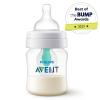 imagePhilips Avent AntiColic Bottle with AirFree Vent 4oz with Flow 1 Nipples 0m 4pk Clear SCY70104Clear