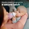 imagePhilips Avent AntiColic Bottle with AirFree Vent 4oz with Flow 1 Nipples 0m 4pk Clear SCY70104Pink