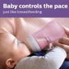 imagePhilips Avent Natural Baby Bottle with Natural Response Nipple Pink Baby Gift Set with Snuggle SCD83803Pink