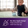 imagePhilips Avent Natural Baby Bottles with Natural Response Nipples Medium Flow Flow 3 with Seahorse and Starfish Design 9oz 4Pack SCY90368Blue