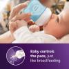 imagePhilips Avent Natural Baby Bottles with Natural Response Nipples Medium Flow Flow 3 with Seahorse and Starfish Design 9oz 4Pack SCY90368Blue