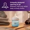 imagePhilips Avent Natural Baby Bottles with Natural Response Nipples Medium Flow Flow 3 with Seahorse and Starfish Design 9oz 4Pack SCY90368Blue
