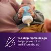 imagePhilips Avent Natural Baby Bottles with Natural Response Nipples Medium Flow Flow 3 with Seahorse and Starfish Design 9oz 4Pack SCY90368Blue