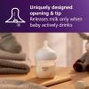 imagePhilips Avent Natural Baby Bottles with Natural Response Nipples Medium Flow Flow 3 with Seahorse and Starfish Design 9oz 4Pack SCY90368Clear
