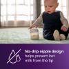 imagePhilips Avent Natural Baby Bottles with Natural Response Nipples Medium Flow Flow 3 with Seahorse and Starfish Design 9oz 4Pack SCY90368Clear