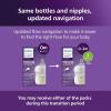imagePhilips Avent Natural Baby Bottles with Natural Response Nipples Medium Flow Flow 3 with Seahorse and Starfish Design 9oz 4Pack SCY90368Clear