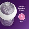 imagePhilips Avent Natural Baby Bottles with Natural Response Nipples Medium Flow Flow 3 with Seahorse and Starfish Design 9oz 4Pack SCY90368Clear