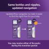imagePhilips Avent Natural Baby Bottles with Natural Response Nipples Medium Flow Flow 3 with Seahorse and Starfish Design 9oz 4Pack SCY90368Clear