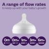 imagePhilips Avent Natural Baby Bottles with Natural Response Nipples Medium Flow Flow 3 with Seahorse and Starfish Design 9oz 4Pack SCY90368Pink