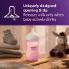 imagePhilips Avent Natural Baby Bottles with Natural Response Nipples Medium Flow Flow 3 with Seahorse and Starfish Design 9oz 4Pack SCY90368Pink