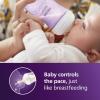 imagePhilips Avent Natural Baby Bottles with Natural Response Nipples Medium Flow Flow 3 with Seahorse and Starfish Design 9oz 4Pack SCY90368Purple