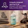 imagePhilips Avent Natural Baby Bottles with Natural Response Nipples Medium Flow Flow 3 with Seahorse and Starfish Design 9oz 4Pack SCY90368Teal
