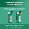 imagePhilips Avent Natural Glass Baby Bottles with Natural Response Nipples Slow Flow Flow 2 4oz 4Pack SCY910048 Count Pack of 2
