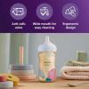 imagePhilips Avent PPSU Natural Baby Bottles with Medium Flow Nipples Flow 3 9oz with Decoration 2Pack SCY94302