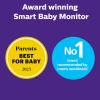imagePhilips Avent Premium Connected Baby Monitor with 1080p Camera and App SenseIQ Sleep and Breathing Rate Tracking Cry Detection and Translation Day and Night View Twoway True Talk Back SCD97337