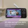 imagePhilips Avent Premium Connected Baby Monitor with 1080p Camera and App SenseIQ Sleep and Breathing Rate Tracking Cry Detection and Translation Day and Night View Twoway True Talk Back SCD97337