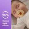 imagePhilips Avent Soothie Orthodontic Baby Pacifiers 100 Silicone Pacifiers One Piece BPAFree for Babies 03 Months 2 Lilac and 2 Pink 4 Pack Model SCF19070Light YellowPastel Cyan