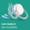 imagePhilips Avent Ultra Air Pacifier  4 x Light Breathable GlowinTheDark Baby Pacifiers for Babies Aged 618 Months BPA Free with Sterilizer Carry Case SCF37608Falling Star  Dreams