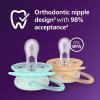 imagePhilips Avent Ultra Soft Pacifier  4 x Soft and Flexible Baby Pacifiers for Babies Aged 06 Months BPA Free with Sterilizer Carry Case SCF09123BLUE1