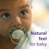 imagePhilips Avent Ultra Soft Pacifier  4 x Soft and Flexible Baby Pacifiers for Babies Aged 06 Months BPA Free with Sterilizer Carry Case SCF09123Toucan  Green Leaves