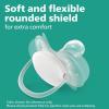 imagePhilips Avent Ultra Soft Pacifier  4 x Soft and Flexible Baby Pacifiers for Babies Aged 06 Months BPA Free with Sterilizer Carry Case SCF09123sand  pastel warm green