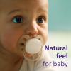 imagePhilips Avent Ultra Soft Pacifier  4 x Soft and Flexible Baby Pacifiers for Babies Aged 06 Months BPA Free with Sterilizer Carry Case SCF09123sand  pastel warm green