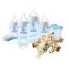imagePhilips AVENT AntiColic Baby Bottle with AirFree Vent Newborn Gift Set with Snuggle Clear SCD30610Blue