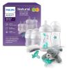 imagePhilips Avent Natural Baby Bottle with Natural Response Nipple Pink Baby Gift Set with Snuggle SCD83803Seal Design