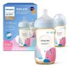 imagePhilips Avent PPSU Natural Baby Bottles with Medium Flow Nipples Flow 3 9oz with Decoration 2Pack SCY94302