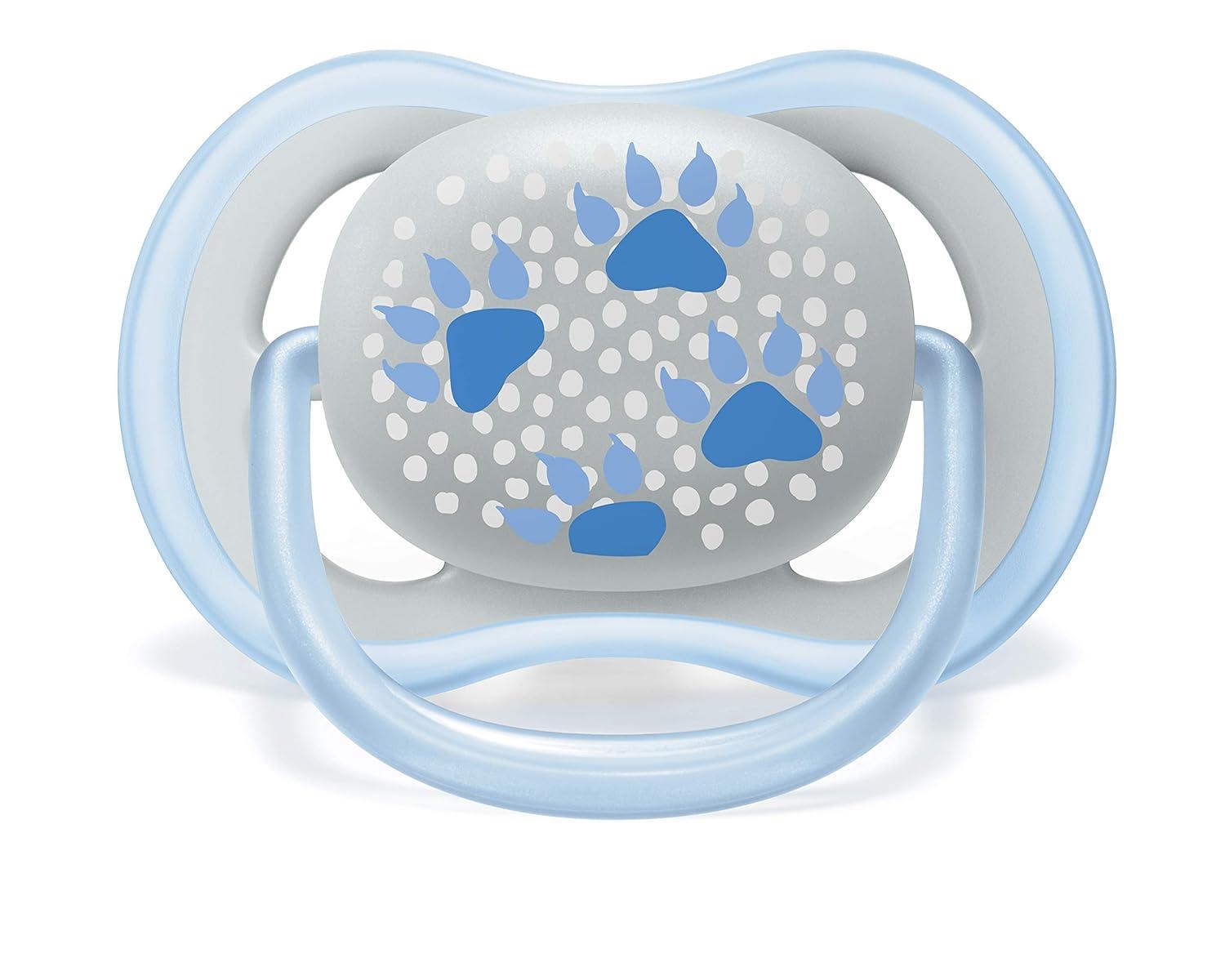 imagePhilips AVENT Ultra Air Pacifier 618 Months Bearpaw 4 Pack SCF085094 Count Pack of 1