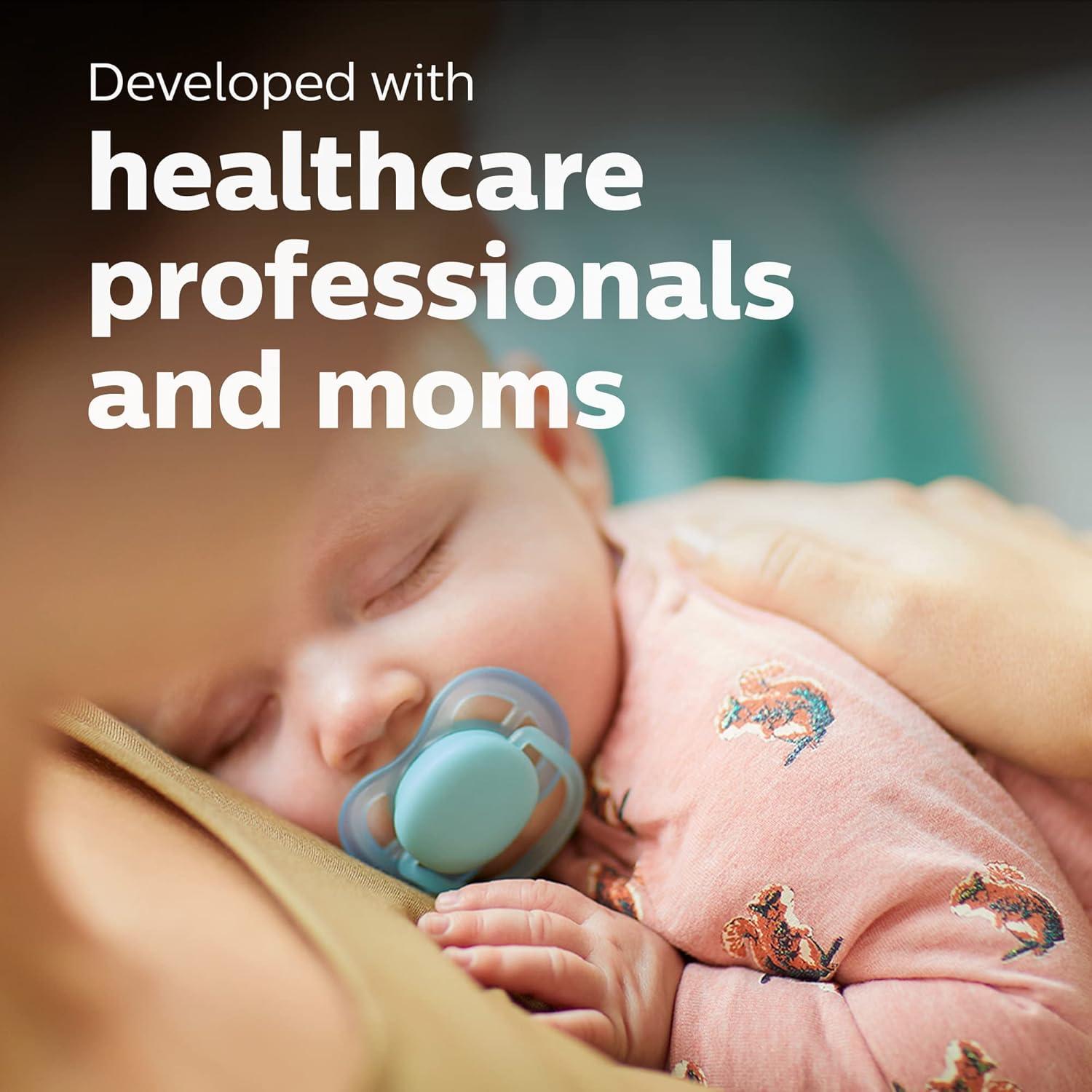 imagePhilips AVENT Ultra Air Pacifier 618 Months Bearpaw 4 Pack SCF085094 Count Pack of 1