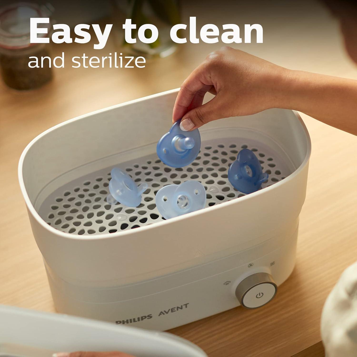 imagePhilips Avent Soothie Heart Pacifier PinkLight Pink 03 Months 4 Pack SCF09942Blue Light Blue