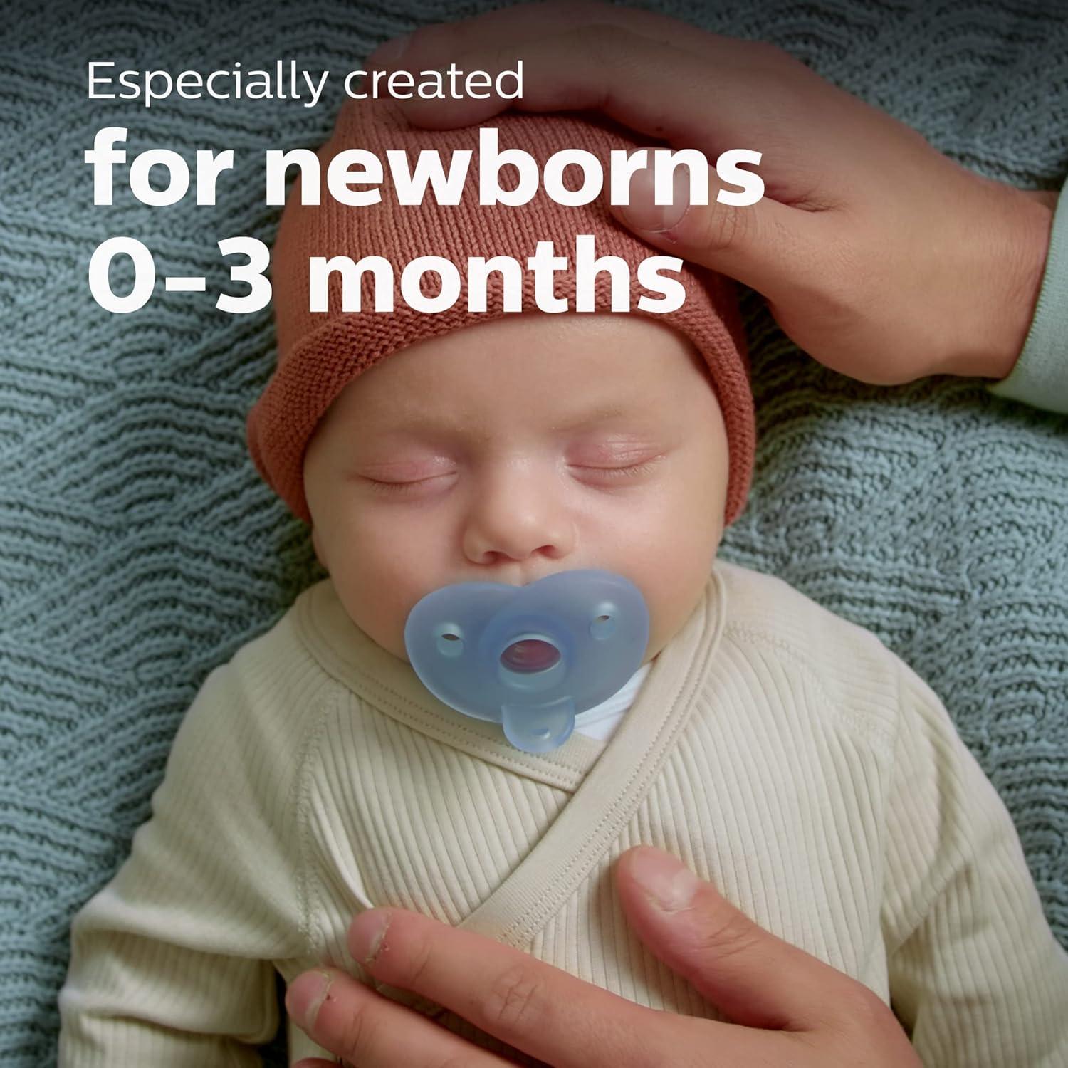 imagePhilips Avent Soothie Heart Pacifier PinkLight Pink 03 Months 4 Pack SCF09942PinkLight Pink